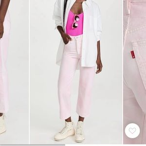 Levi’s ribcage straight jeans.